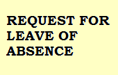 leave of absence